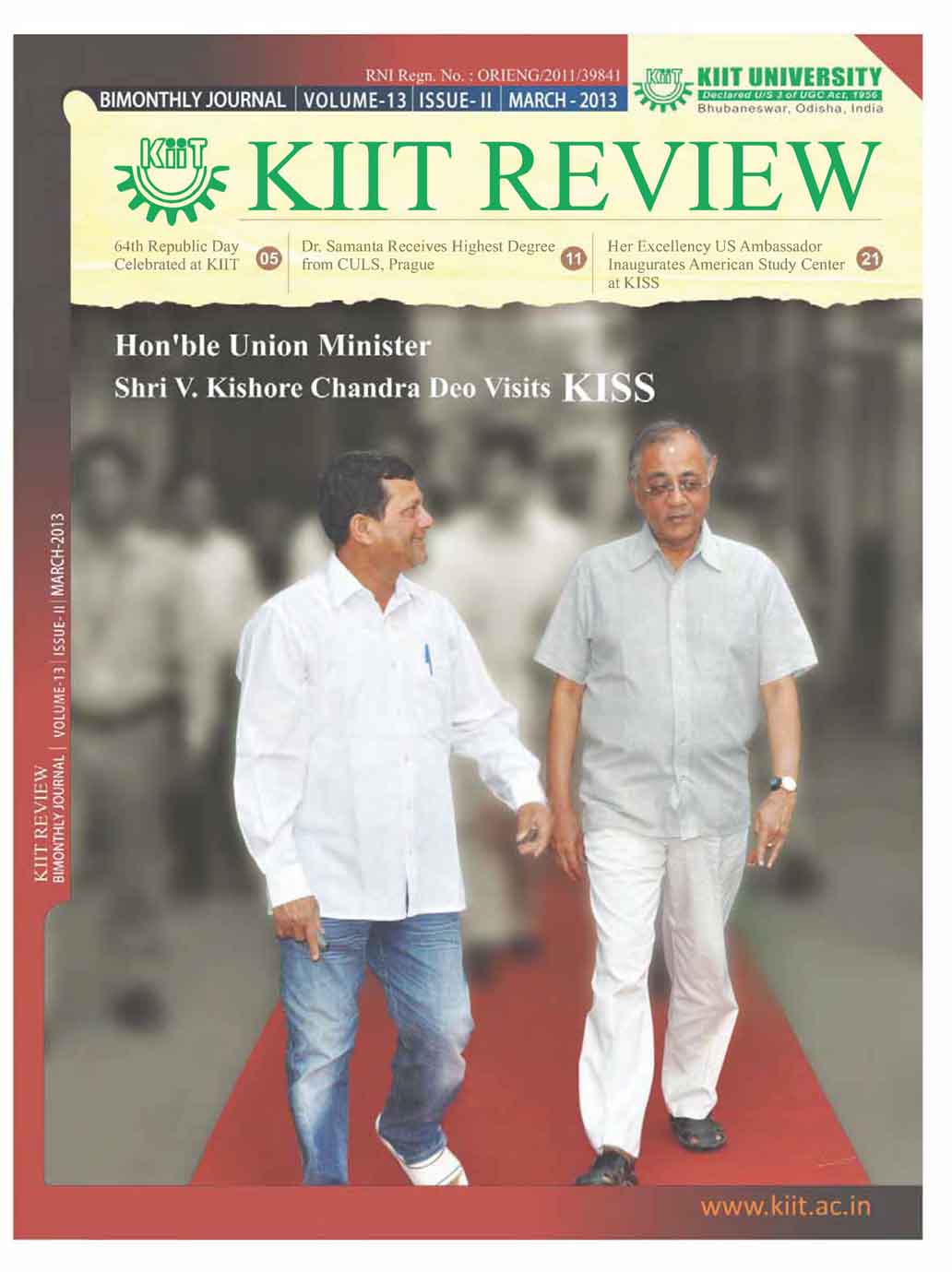 March 2013 kiit review