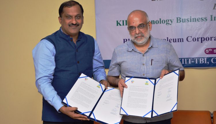 KIIT-TBI Inks MoU with BPCL