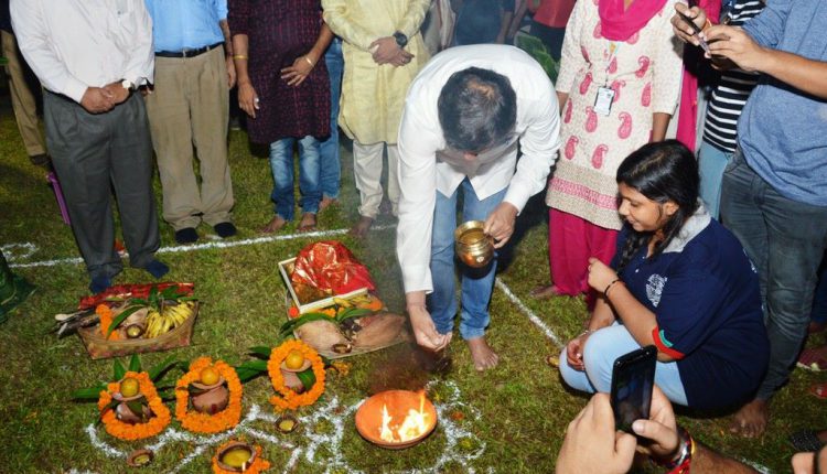 Chhath Puja celebration at KIIT University