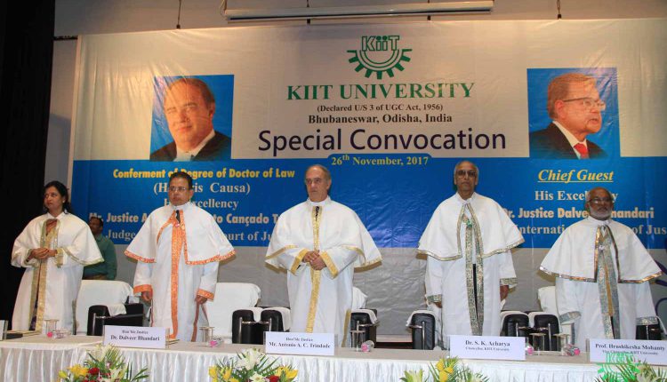 Special Convocation at KIIT 2017