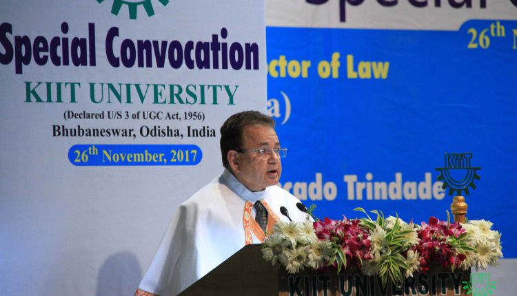 Special Convocation at KIIT 2017