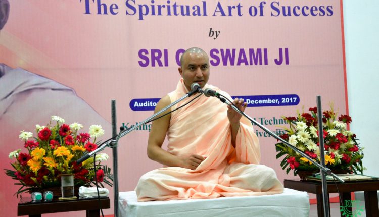 Sri Om Swami ji in KIIT & KISS