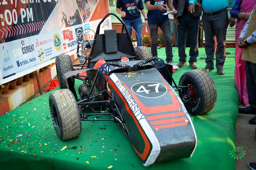 Unveiling of HR-17 (Hermes-Racing) in KIIT Campus