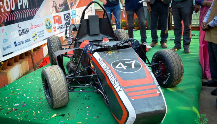 Unveiling of HR-17 (Hermes-Racing) in KIIT Campus