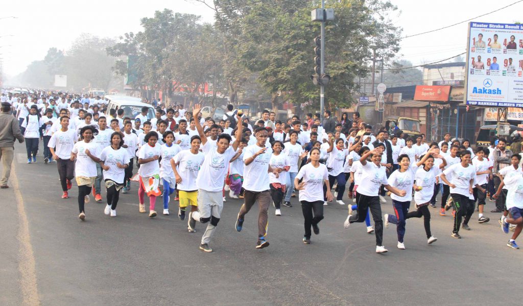 Mini Marathon for Education for All organized by KIIT