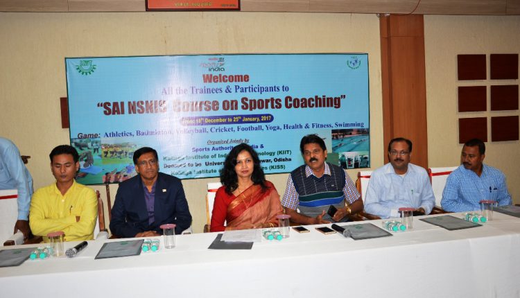SAI NSNIS Certificate Course in Sports Coaching at KIIT