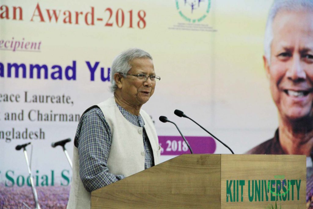 11th KISS Humanitarian Award for Prof. Muhammad Yunus