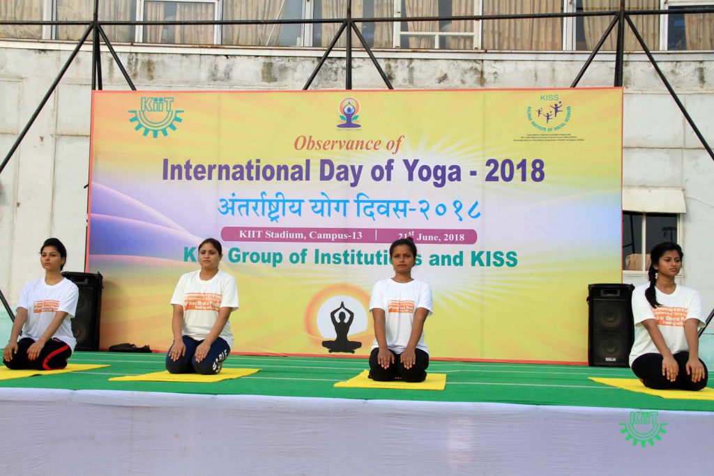KIIT Yoga Day 2018