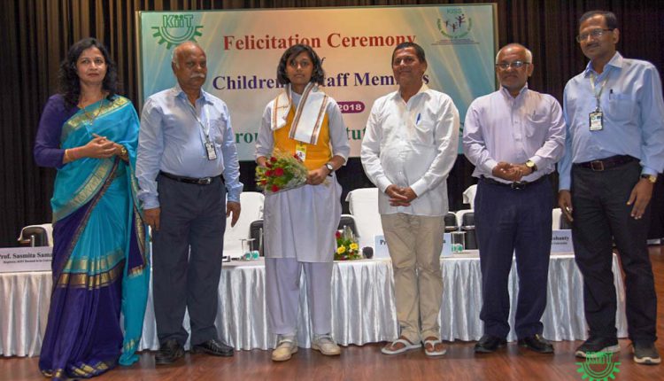 KIIT Congratulates Children of Staff Members