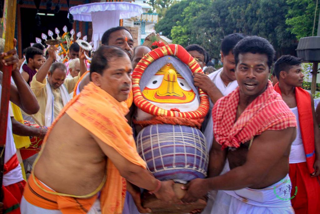 Rathyatra Celebration at Shrivani Kshetra at KIIT KISS