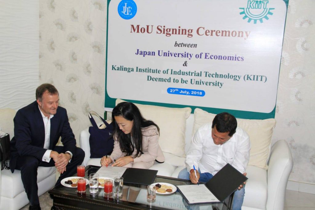 KIIT Signs MoU with Japan University of Economics