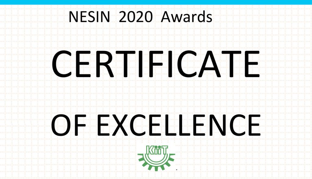KIIT Faculty Bags Best Researcher Award in NESIN 2020