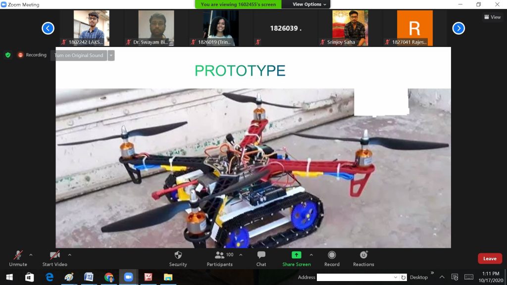 KIIT School of Mechanical Engineering Organizes ‘Online Project Expo-2020’