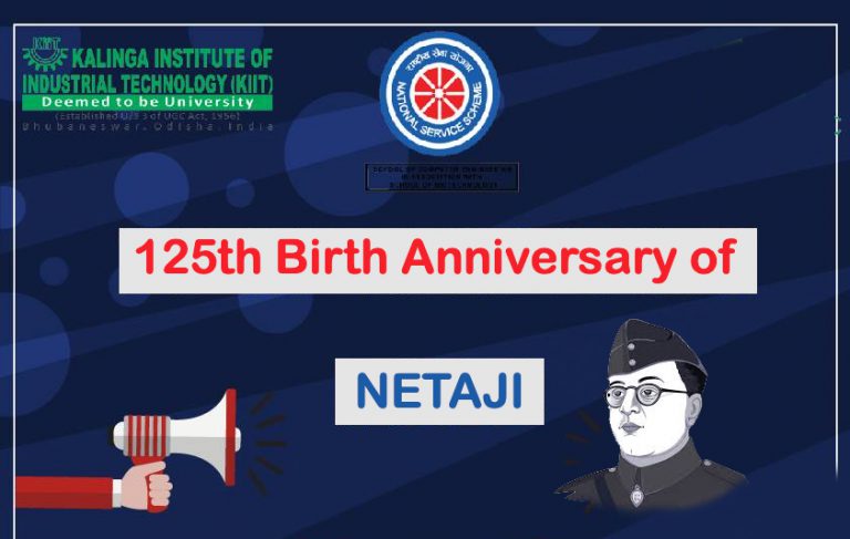 KIIT NSS Bureau, SCE Observes 125th Birth Anniversary of Netaji
