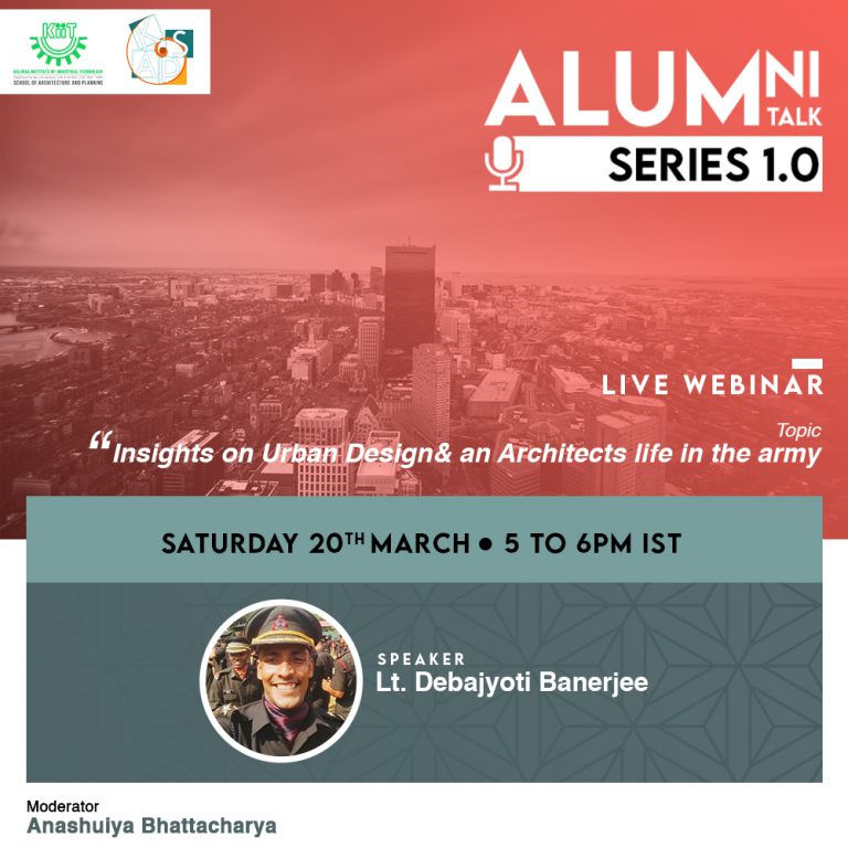KIIT School of Architecture & Planning Organizes Alumni Talk