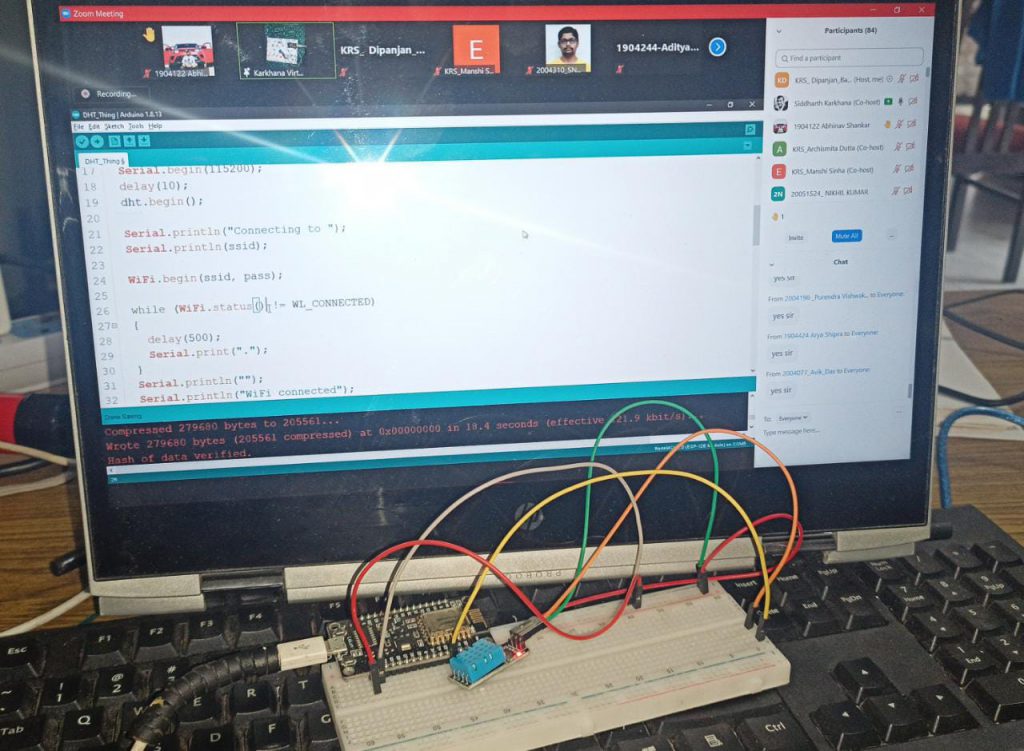 KIIT Robotics Society Organizes Online Workshop on IoT