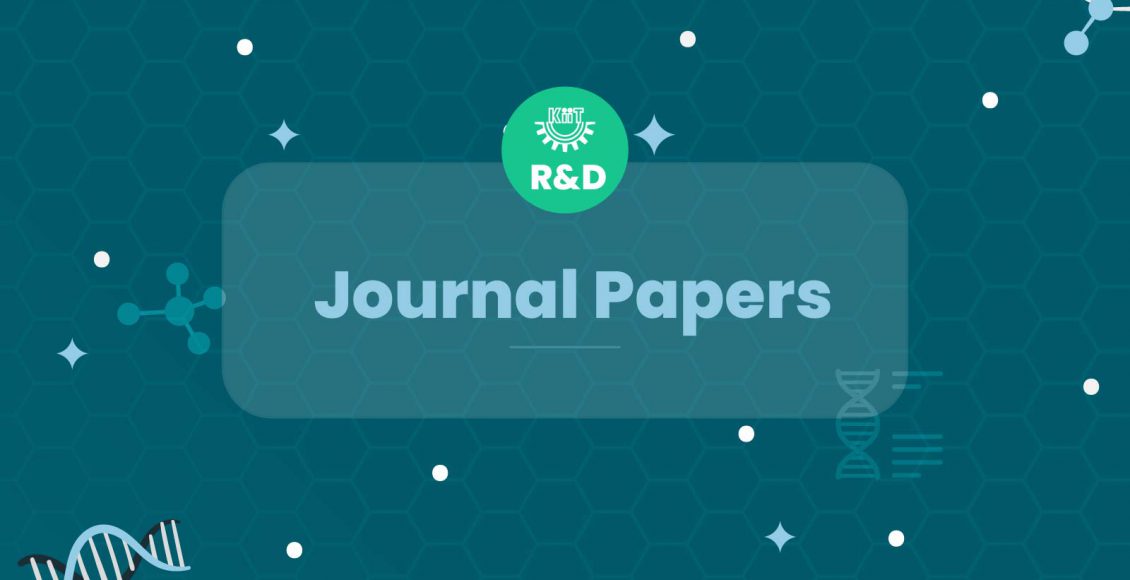 KIIT R&D Research and Development - Journal Papers