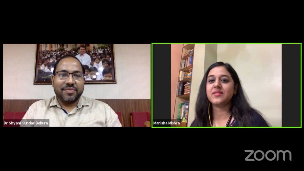 Alumni LIVE-Series Manisha with dr Shyam
