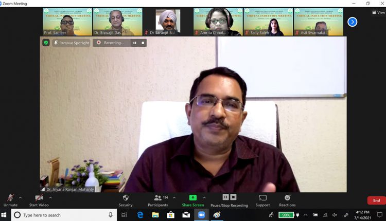 G Mohanty KSOL KIIT School of Languages Organizes Virtual Induction Meeting