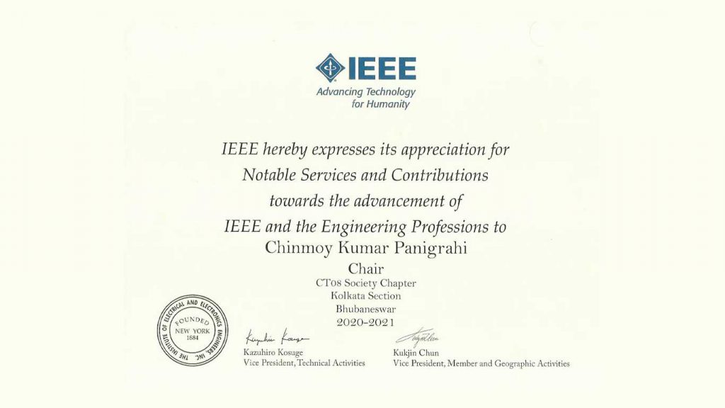 Prof. Chinmoy Kumar Panigrahi