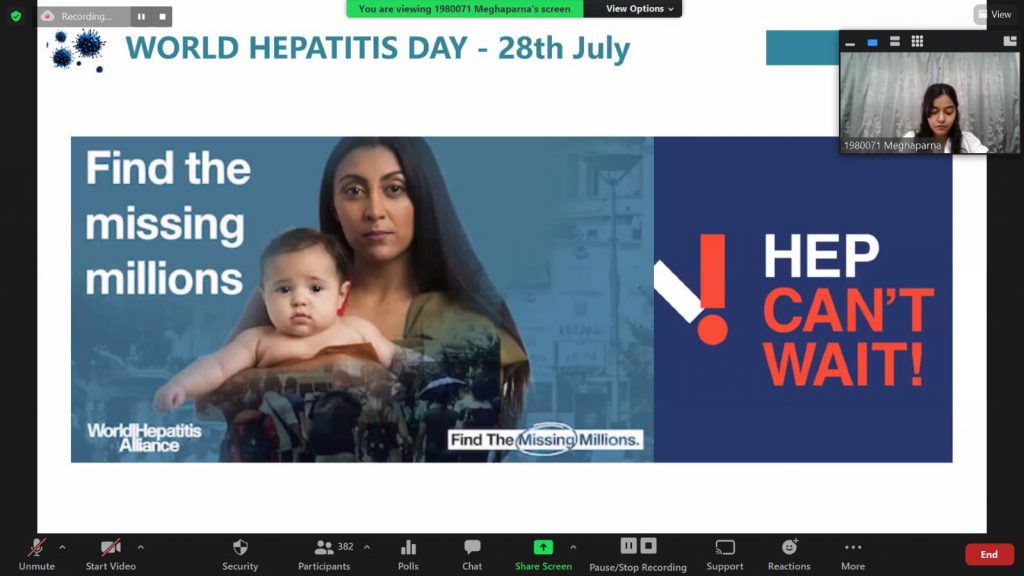 World Hepatitis Day kims quiz for student