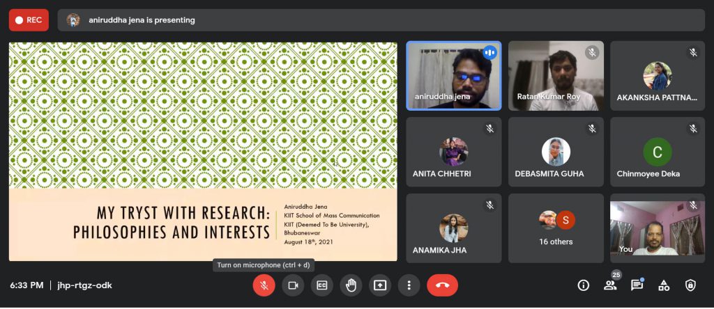 Presentation on “My Research Philosophies and Research Interests” at KSMC