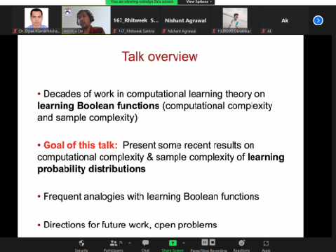 KIIT Lecture on Complexity Theoretic View