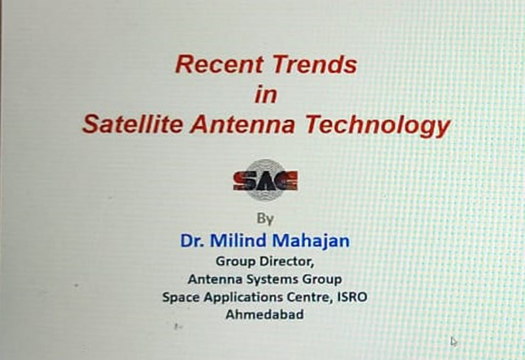Webinar on “Recent Trends in Antenna Technology for Satellite Communication” at KIIT School of Electronics Engineering