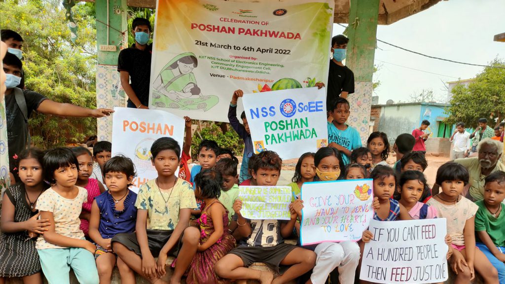 KIIT NSS Electronics Celebrates‘Poshan Pakhwada’