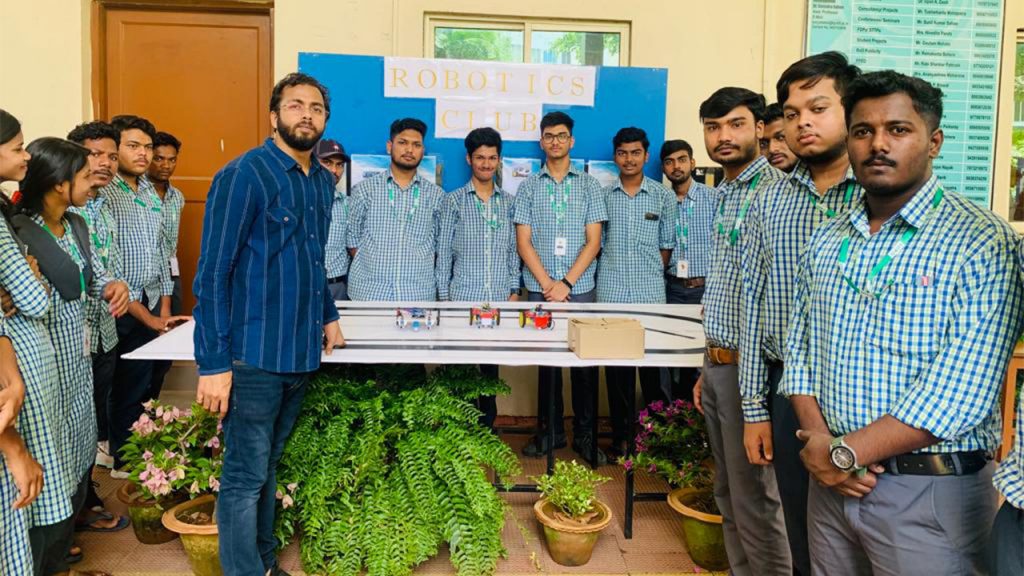 KIIT Polytechnic Robotics Club displays its creations