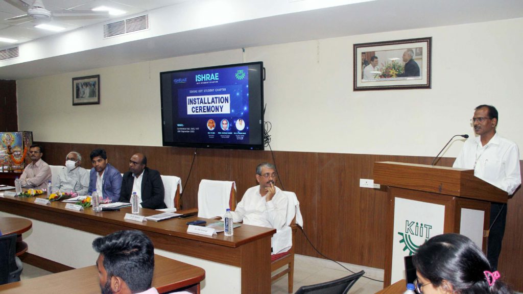 Installation Ceremony of ISHRAE KIIT Student Chapter
