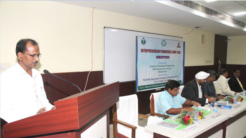 KIIT School of Mechanical Engineering Organizes Entrepreneurship Awareness Camp