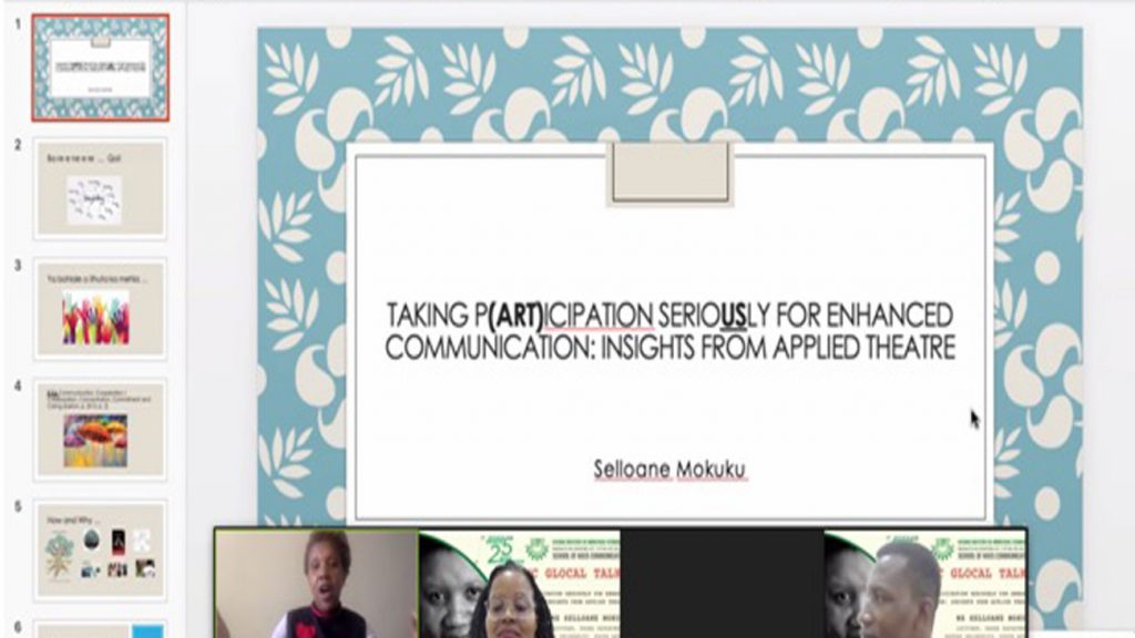 KSMC Glocal Talk by Selloane Mokuku, Rhodes University, South Africa