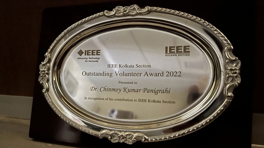 Director, Quality Assurance of KIIT-DU Receives Outstanding Volunteer Award 2022