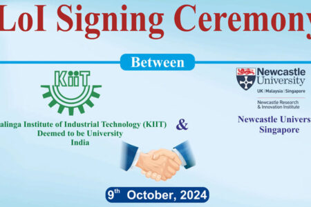 KIIT-DU Signs LoI with Newcastle University Singapore