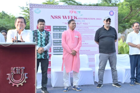 KIIT NSS Bureau Launches NSS Week with Vibrant Traditional Rally