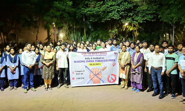 YRC KIIT Conducts Rally and Nukkad on ‘Make India Tobacco-Free’