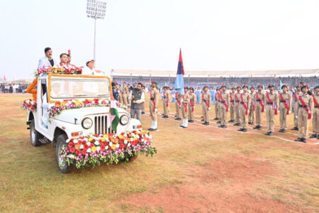 77th Republic Day Celebrated at KIIT and KISS