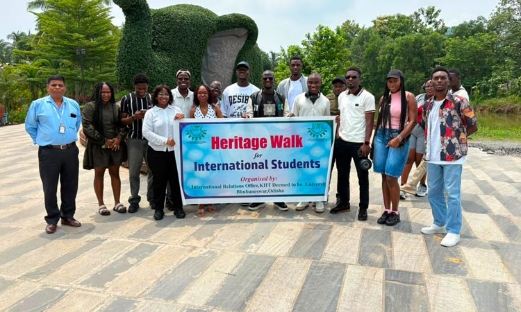 IRO, KIIT Organizes a Heritage Walk to Cuttack