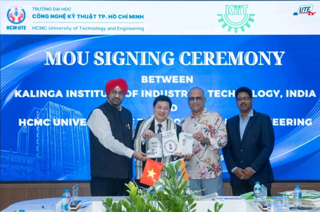 KIIT-DU Signs MoU with Vietnam’s HCMC University of Technology and Engineering to Strengthen Academic and Research Collaboration