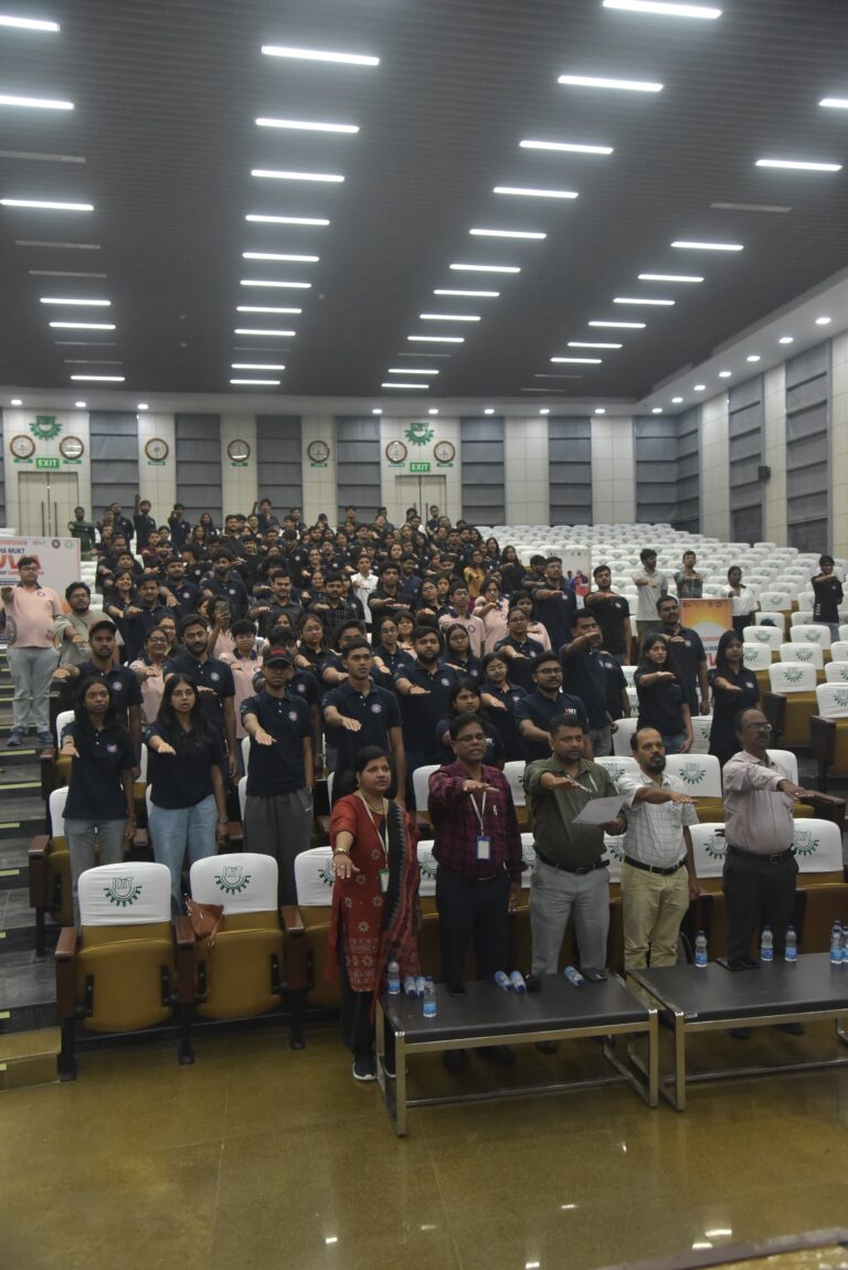 KIIT NSS Bureau Participates in “NashaMukta Yuva for Viksit Bharat Sankalp Abhiyaan”