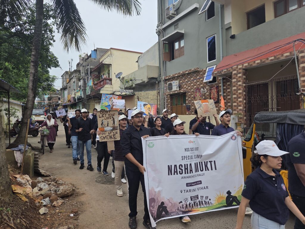 NSS SCSE KIIT Organizes Nasha Mukti Rally to Promote a Drug-Free Society