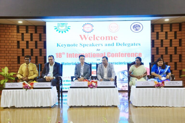 KIIT School of Mechanical Engineering Organizes International Conference on Material Processing and Characterization