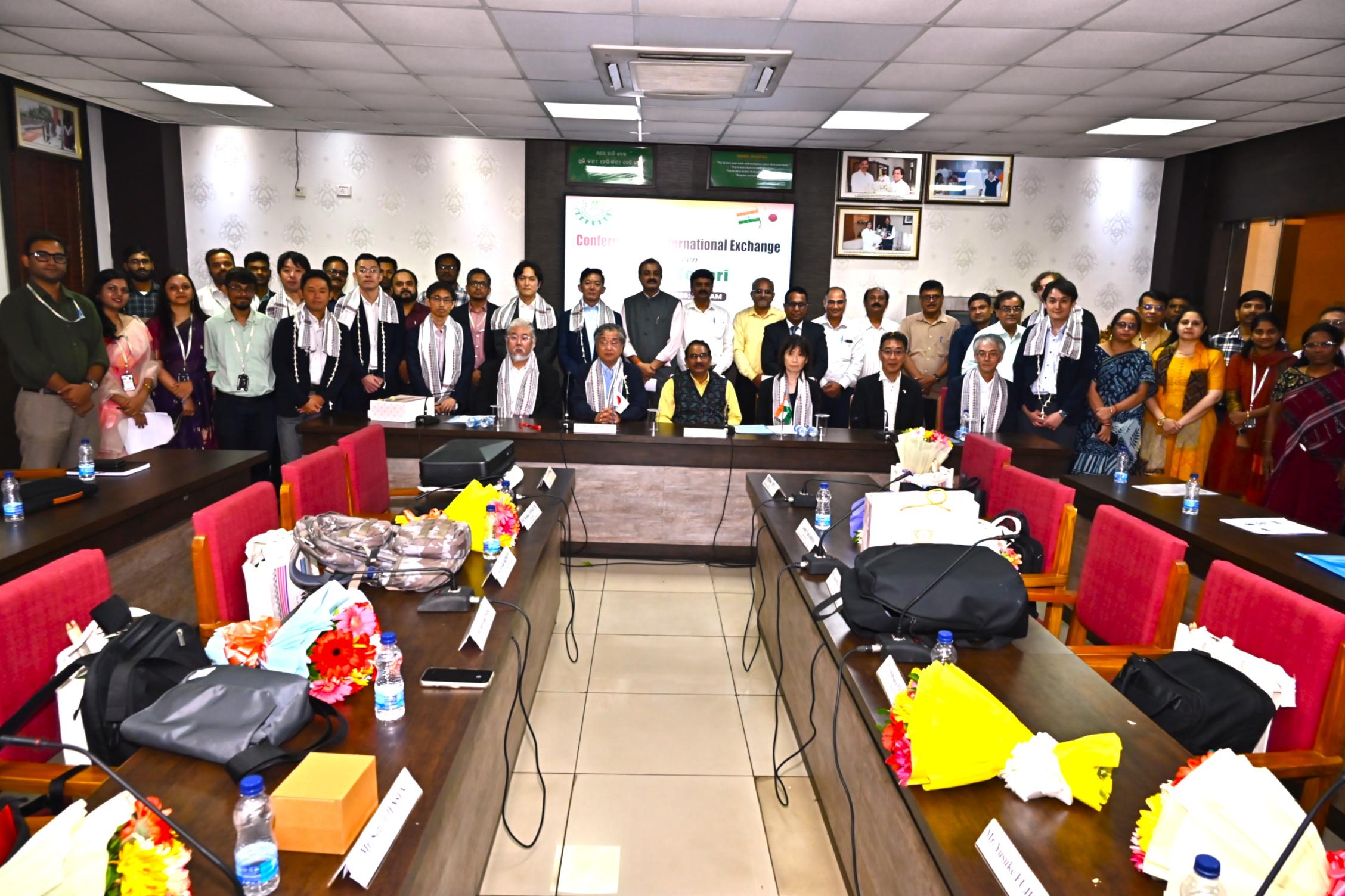 Conference on International Exchange between KIIT-DU and Tottori Prefectural Government, Japan Strengthens Prospects for Academic and Industrial Collaboration