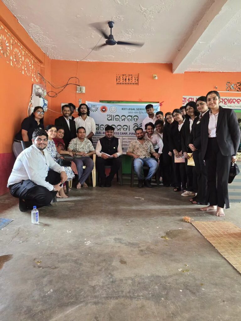 KLS Conducts a Legal Awareness Camp at Peepal Madhava, Jagatsinghpur