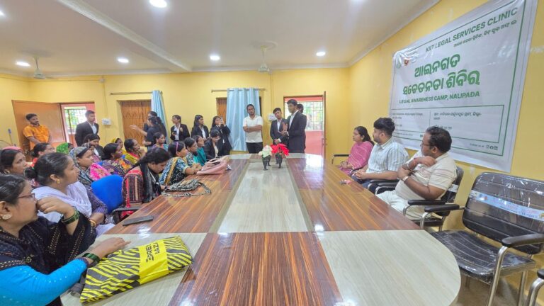 Legal Awareness Camp for Women Held at Nalipada-Arjunapur Panchayat near Khordha