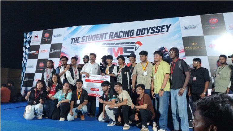 KIIT Student Team ‘Ketav’ Finishes Runner-up in National Electric Motorcycle Racing Competition