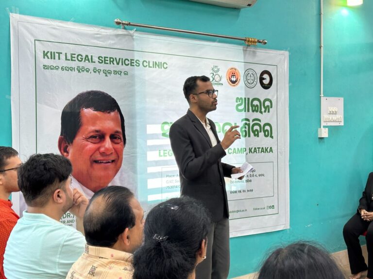 KIIT Law School Organises Legal Awareness Camp at Ashraya – The Shelter, Kataka