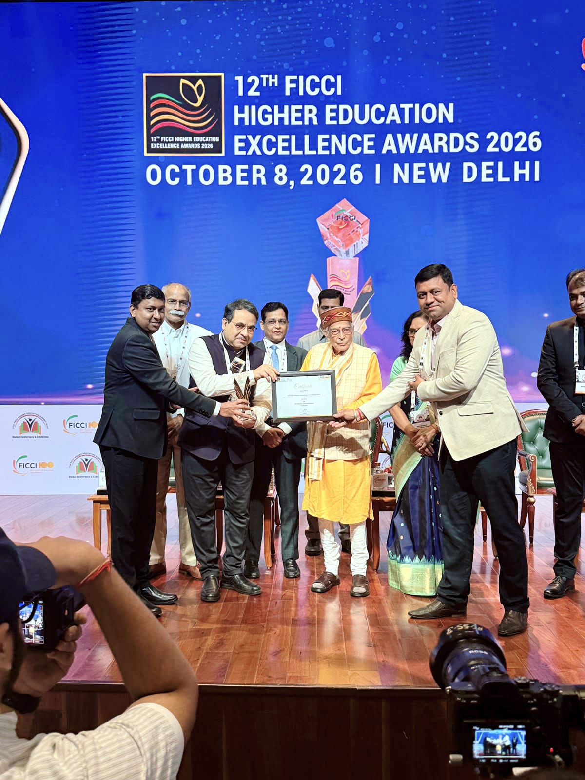 Proud Moment for KIIT! KIIT Honoured with ‘Excellence in Globalization’ Award at FICCI Higher Education Summit 2026