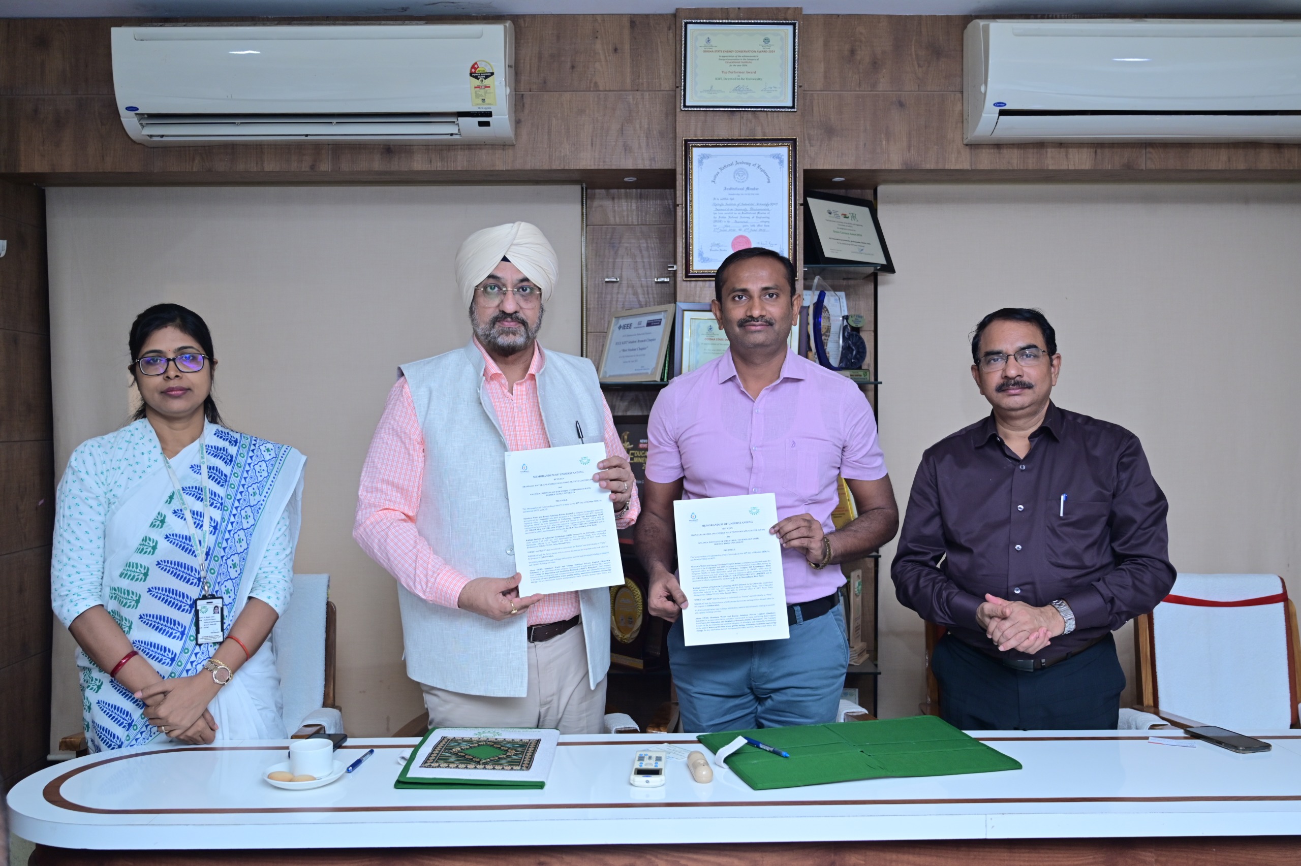 KIIT Partners with SWES for Research and Innovation in Water and Energy
